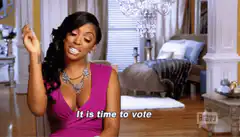 Porsha Williams says it is time to vote