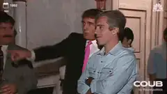 Donald Trump and Jeffrey Epstein laughing
