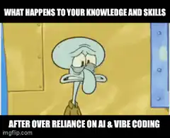 Squidward brain shrinks with AI reliance