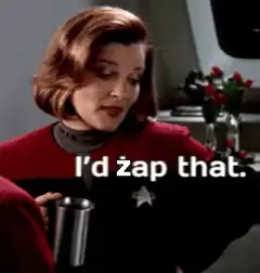 I'd zap that