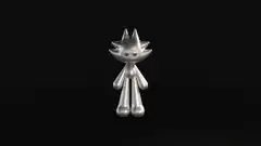 Silver Sonic the Hedgehog spinning