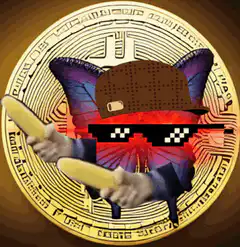 Dogecoin Doge with Bananas