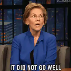 Elizabeth Warren It Did Not Go Well