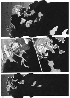 Demon slayer manga panel with demon