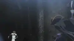 Lelouch catches a falling Suzaku