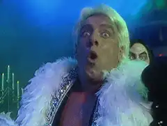 Elvira's Movie Macabre host shocked face