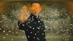 Agent Smith dodging bullets