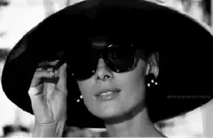 Audrey Hepburn sunglasses reveal