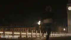 Tom Cruise running from Big Ben