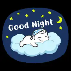 Good Night Sleeping Seal