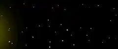 shooting star with rainbow trail
