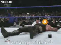 Wrestler with Bitcoin face
