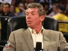 Vince McMahon shocked face