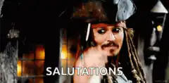 Jack Sparrow Salutations