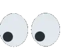 shifty cartoon eyes