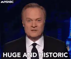 Lawrence O'Donnell huge and historic