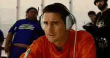 Prisoners listening to music with headphones