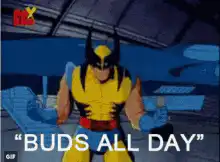 Wolverine and Cyclops Buds All Day