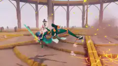 Genshin Impact character combat gameplay