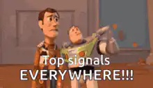 Buzz Lightyear Top Signals Everywhere