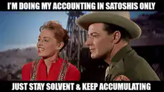 I'm doing my accounting in satoshis only