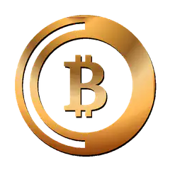Golden Bitcoin Logo