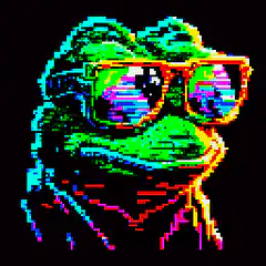 Pepe the Frog with sunglasses