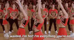 Rachel Berry cheerleader dance