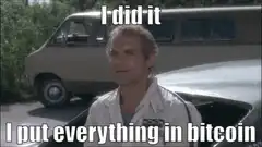 I did it I put everything in bitcoin