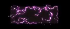 Purple lightning border animation