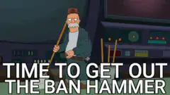 Fry grabs the ban hammer