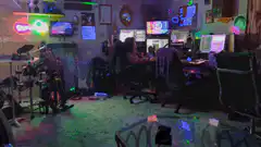 In The Bowl text over gaming room