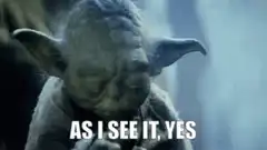 Yoda As I See It Yes