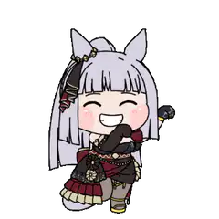Chibi horse girl dancing
