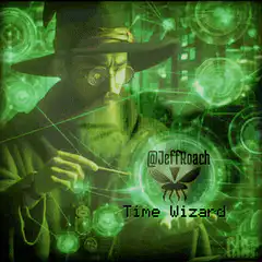 Time Wizard with green magic