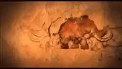 cave painting mammoth hunt