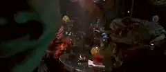 Aliens dancing at a club
