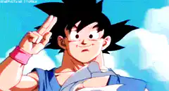 Goku throws the Power Pole and the episode ends