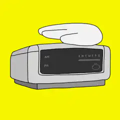 hand slapping digital alarm clock