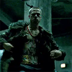 Furiosa takes off fur coat