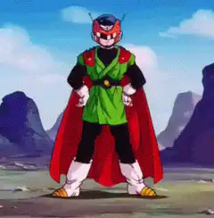 General Blue does a silly dance