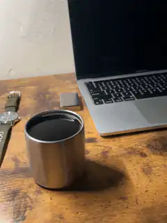 coffee cup on desk