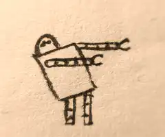 stick figure robot holding wrenches