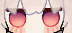 anime character blushing eyes