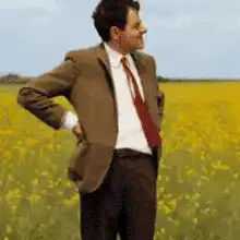 Man in field collapses