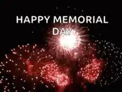 Happy Memorial Day fireworks