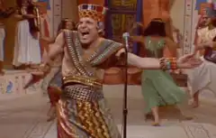 Charlton Heston singing in The Ten Commandments