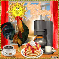 Good Morning Breakfast Scene