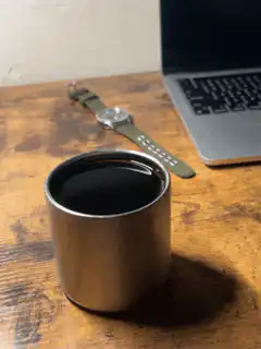 coffee cup on desk