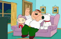 Peter Griffin slapping himself